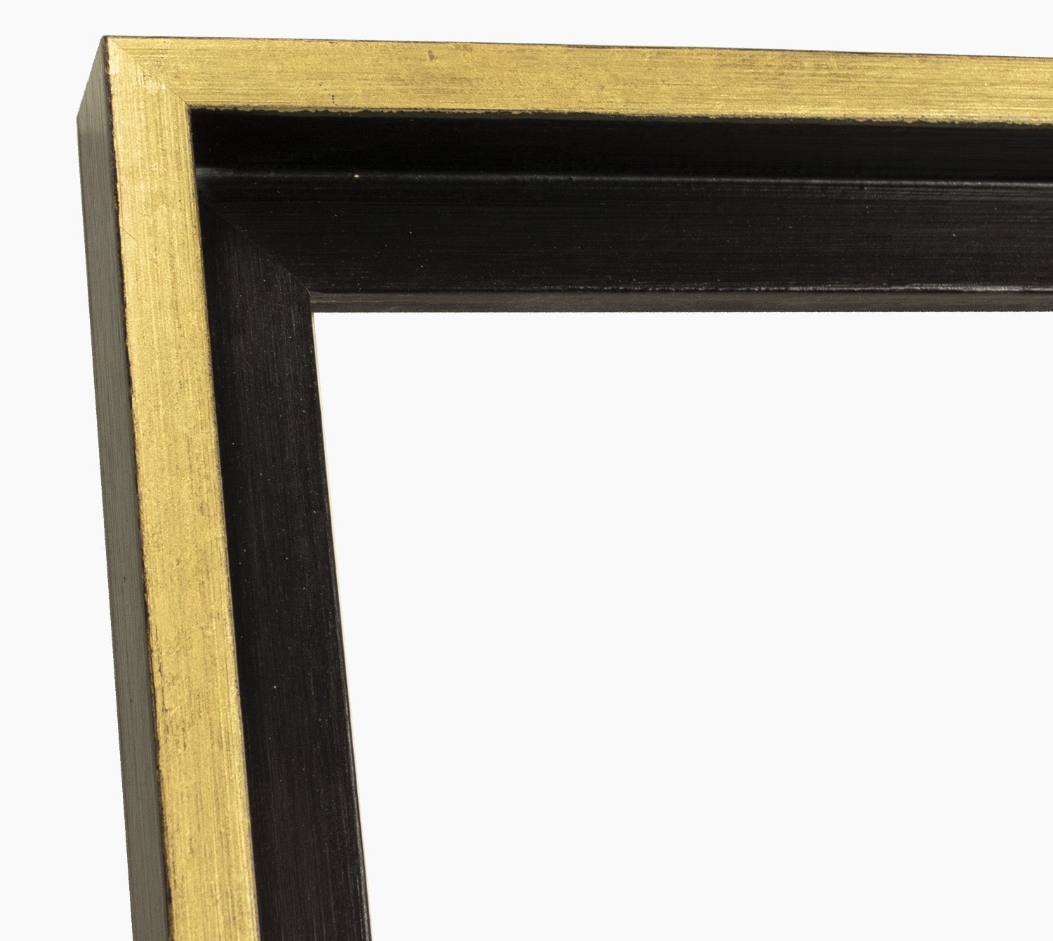 Mira Cornice in legno Cannes 40x40 cm - nero e argentato - Vetro