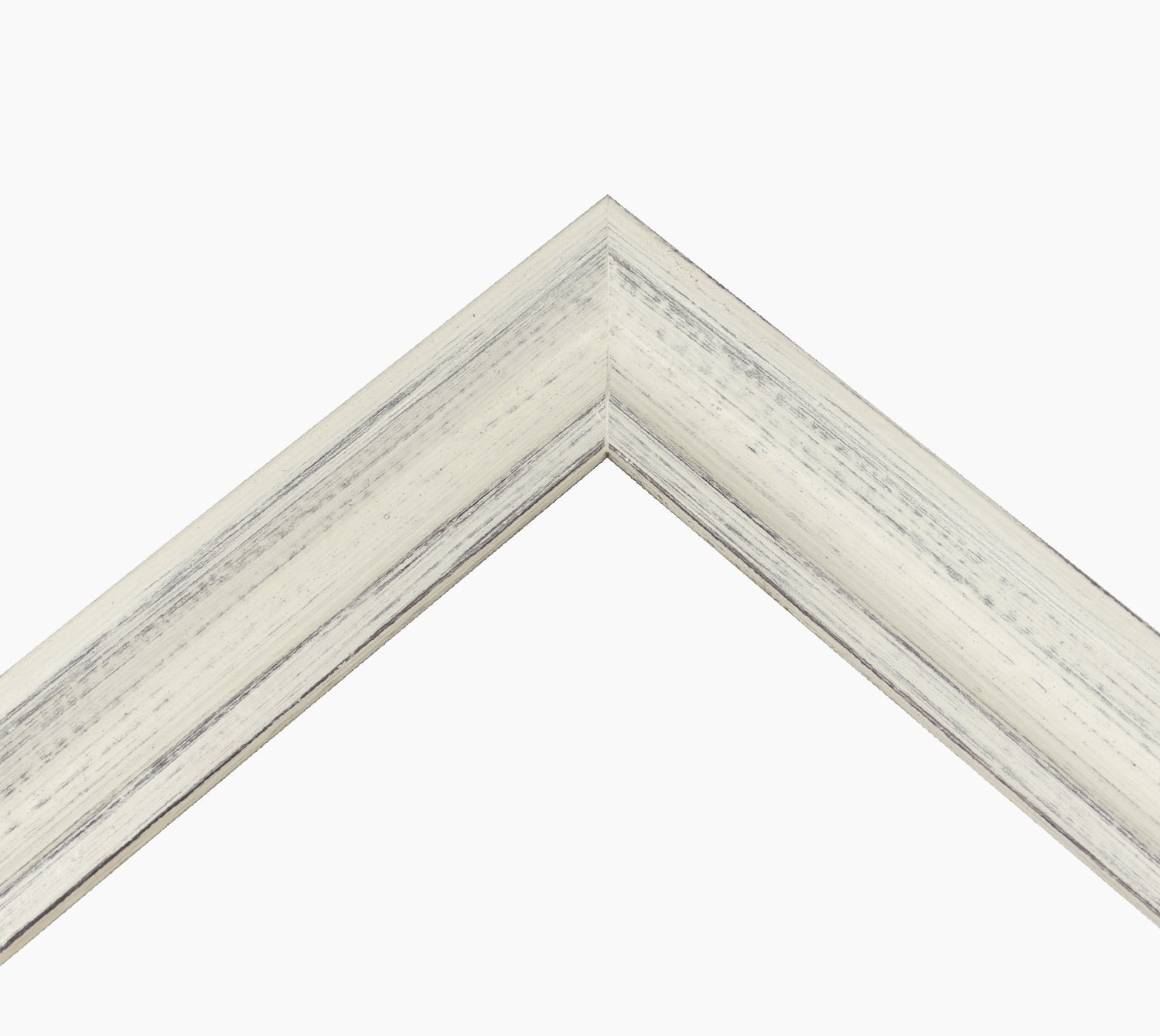 145.920 cornice in legno bianco fondo marrone con profilo misura 35x30 mm Lombarda cornici