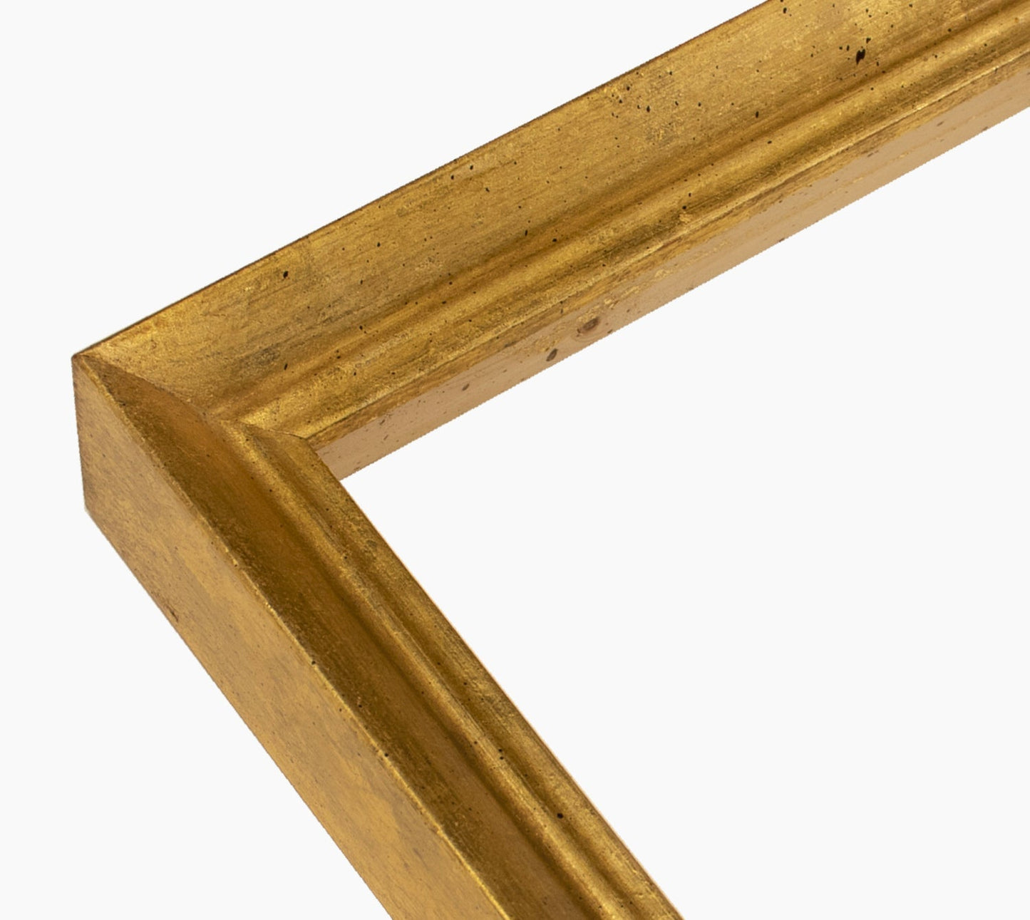 226.010 cadre en bois à la feuille d'or. mesure de profil 42x26 mm Lombarda cornici