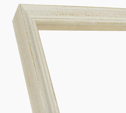 226.915 cadre en bois à fond ocre blanc mesure de profil 42x26 mm Lombarda cornici