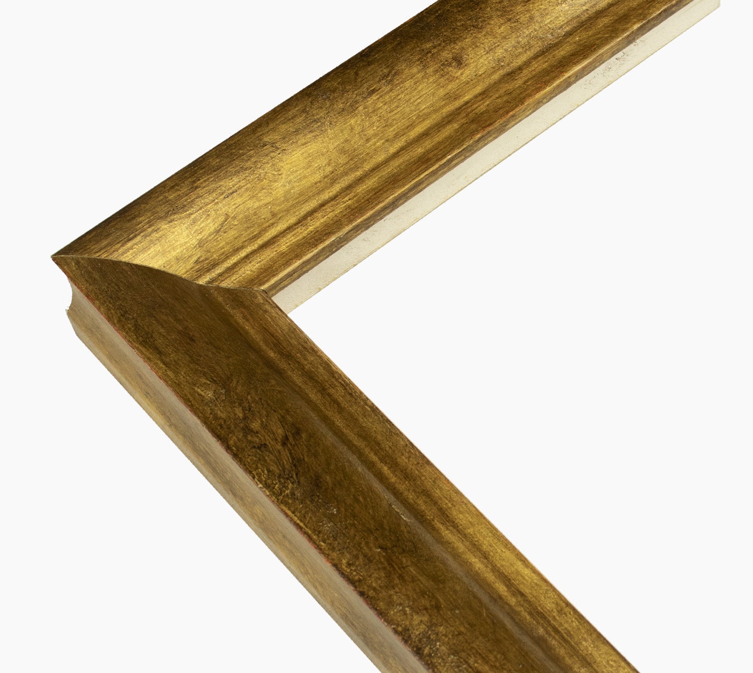 227.230 cadre en bois à la feuille d'or antique mesure de profil 45x45 mm Lombarda cornici