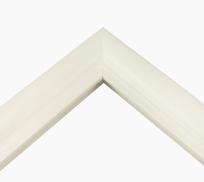 227.899 cadre en bois blanc avec de la cire mesure de profil 45x45 mm Lombarda cornici