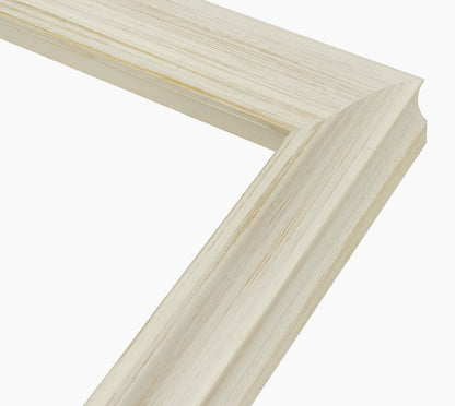 227.915 cadre en bois à fond ocre blanc mesure de profil 45x45 mm Lombarda cornici