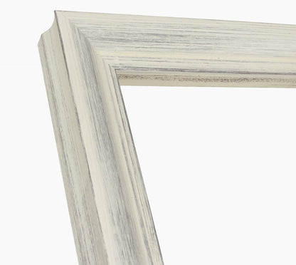 227.920 aste per cornici in legno bianco fondo marrone profilo misure 45x45  mm