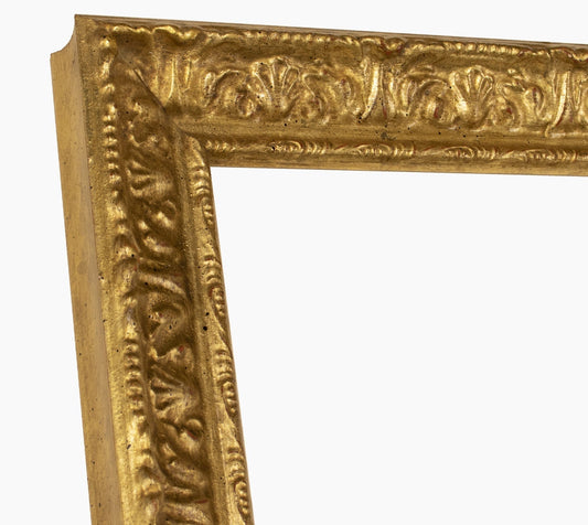 396.010 cornice in legno con profilo in foglia oro misure 45x35 mm Lombarda cornici