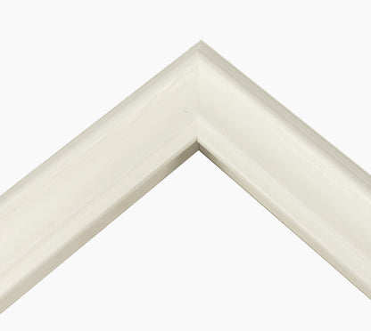 310.899 cadre en bois blanc avec de la cire mesure de profil 60x40 mm Lombarda cornici S.n.c.