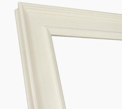 340.899 cadre en bois blanc avec de la cire mesure de profil 60x30 mm Lombarda cornici S.n.c.