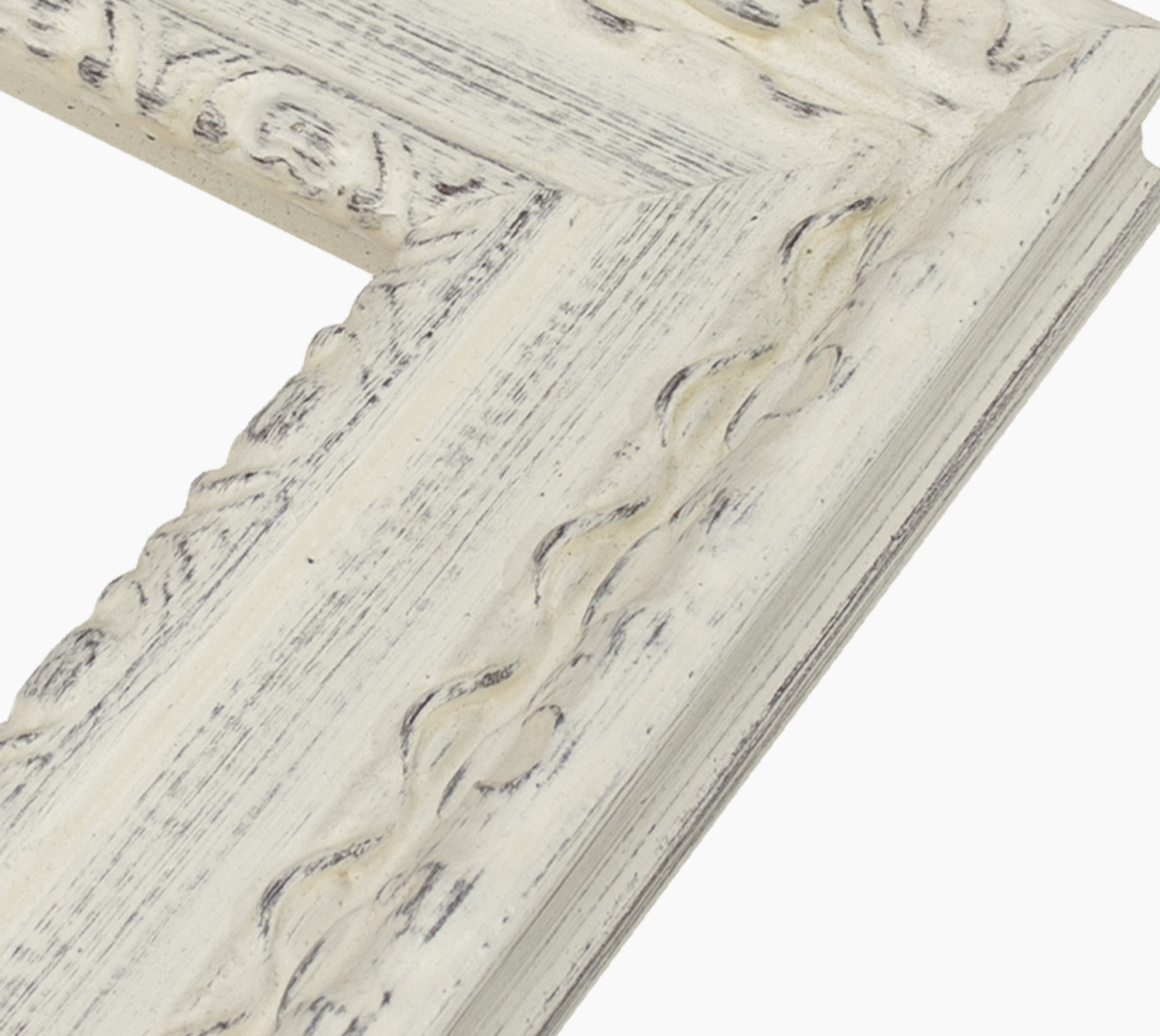 343.920 cadre en bois à fond sombre blanc mesure de profil 60x30 mm Lombarda cornici S.n.c.