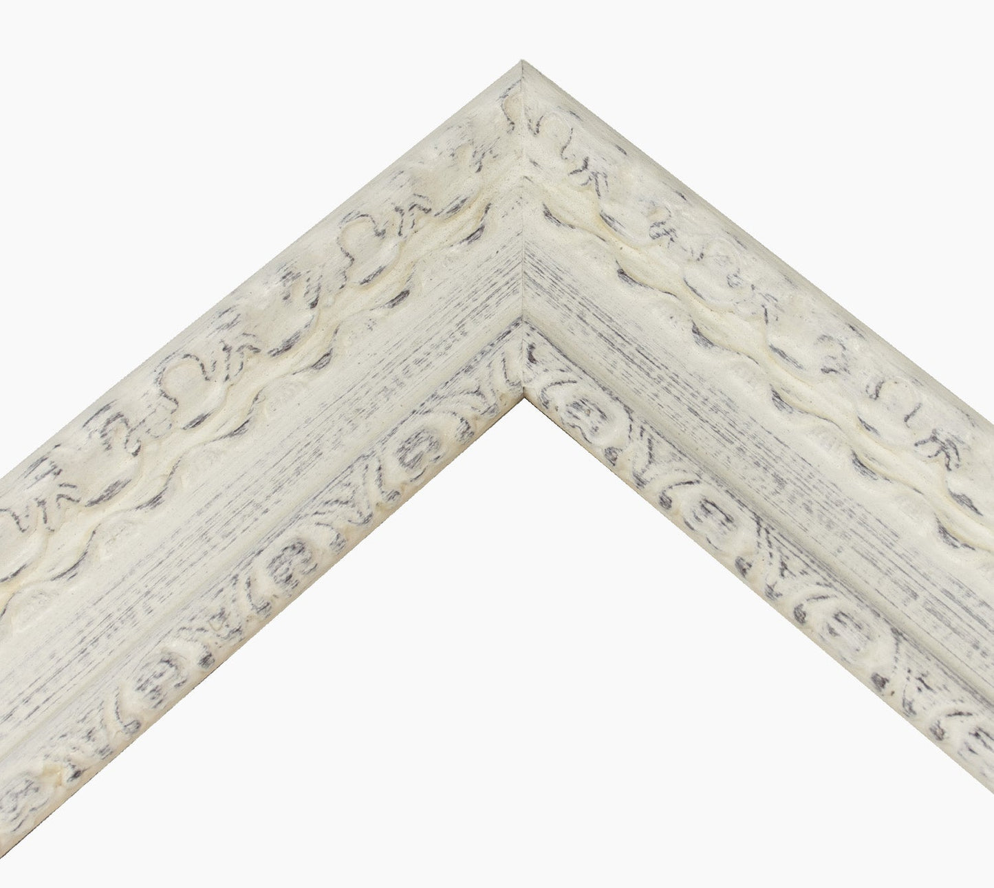 343.920 cadre en bois à fond sombre blanc mesure de profil 60x30 mm Lombarda cornici S.n.c.