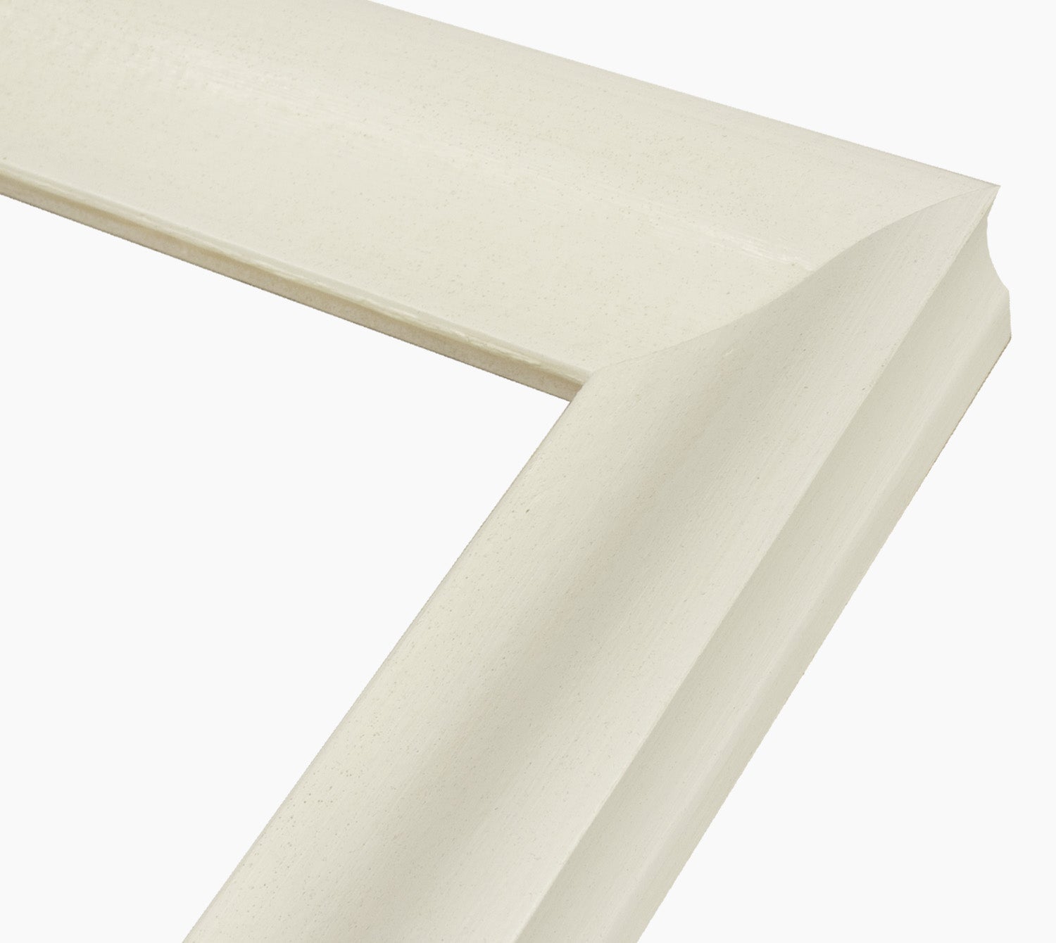 345.899 cadre en bois blanc avec de la cire mesure de profil 60x45 mm Lombarda cornici S.n.c.