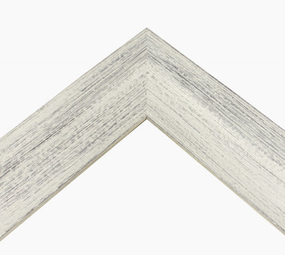 345.920 cadre en bois blanc avec fond marron mesure de profil 60x45 mm Lombarda cornici S.n.c.