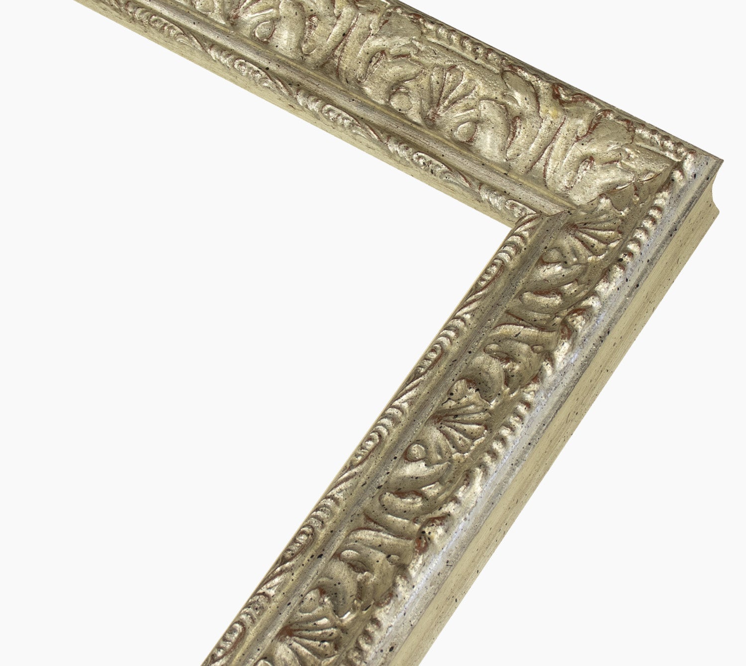 396.011 cadre en bois à la feuille d'argent mesure de profil 45x35 mm Lombarda cornici S.n.c.