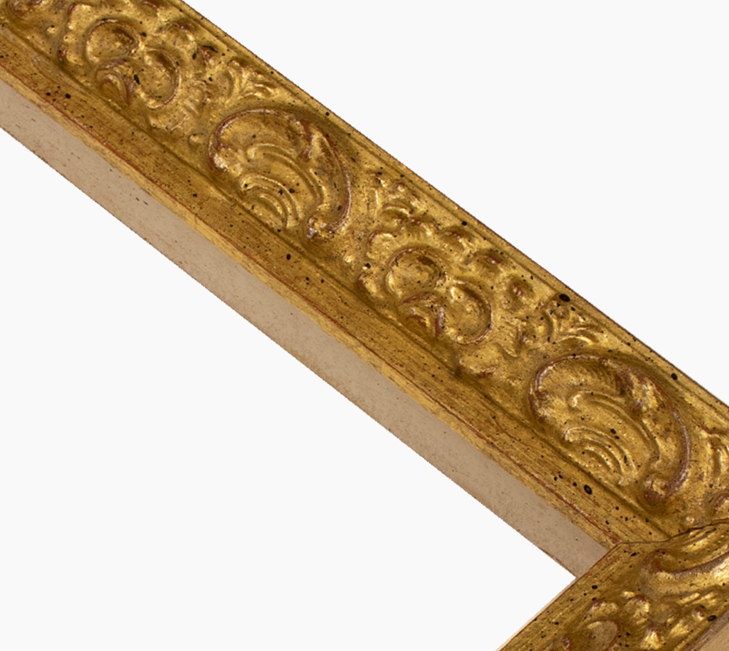 426.010 cadre en bois à la feuille d'or mesure de profil 26x42 mm Lombarda cornici S.n.c.