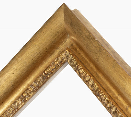 430.010 cadre en bois à la feuille d'or mesure de profil 65x55 mm Lombarda cornici S.n.c.