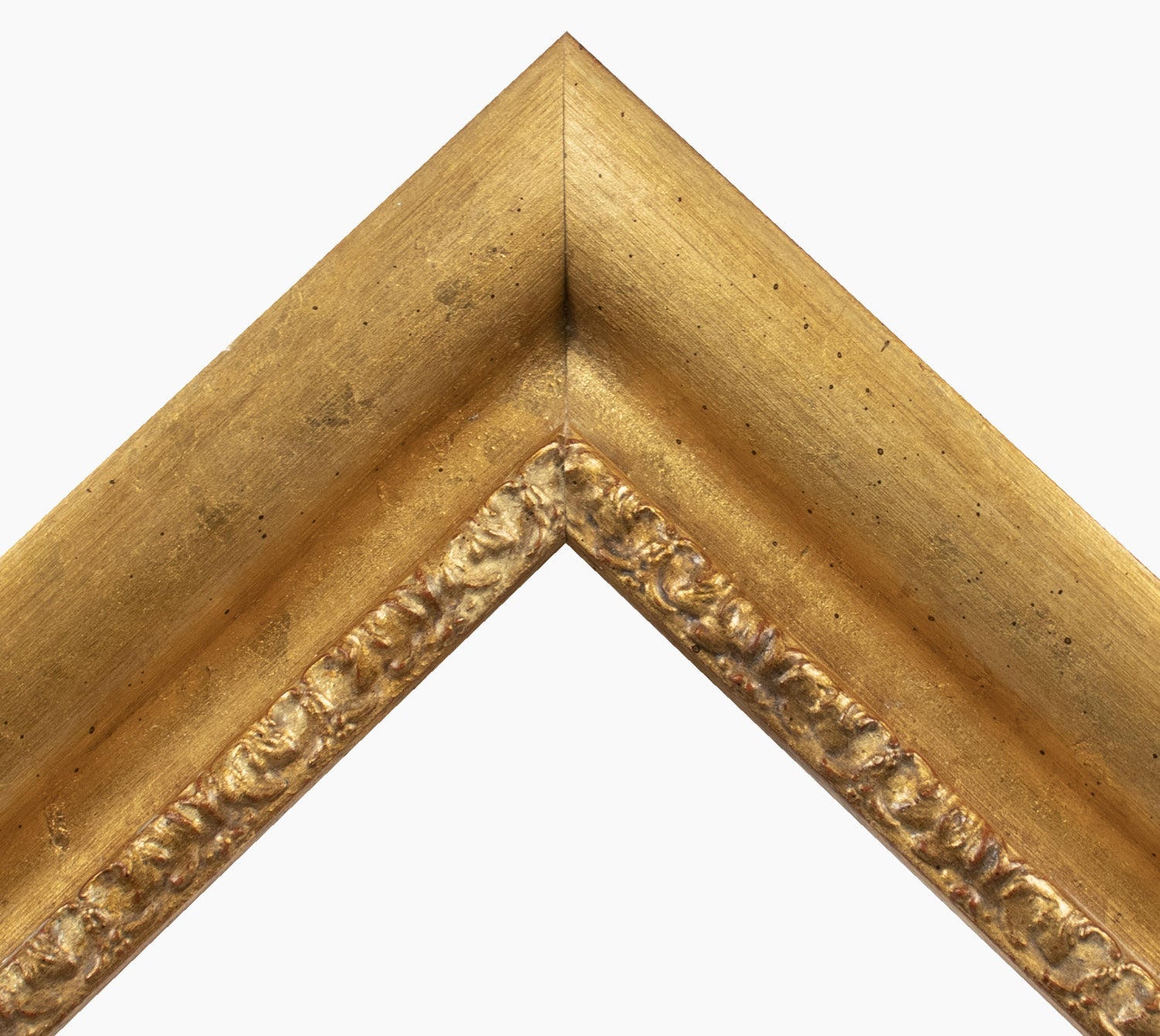430.010 cadre en bois à la feuille d'or mesure de profil 65x55 mm Lombarda cornici S.n.c.
