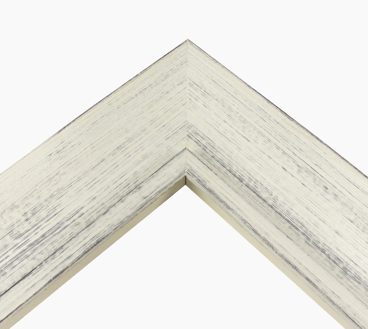 448.920 cadre en bois blanc avec fond marron mesure de profil 80x45 mm Lombarda cornici S.n.c.