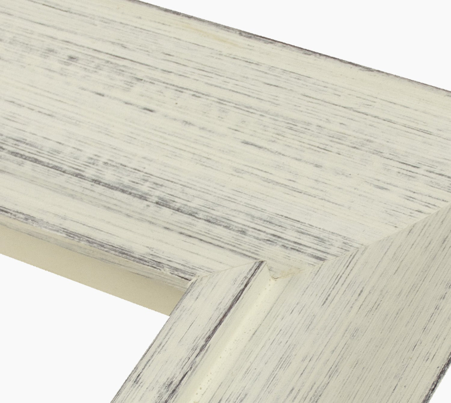 448.920 cadre en bois blanc avec fond marron mesure de profil 80x45 mm Lombarda cornici S.n.c.