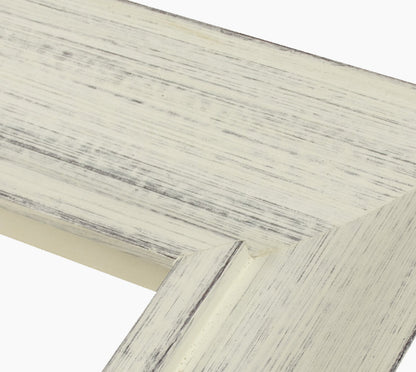 448.920 cadre en bois blanc avec fond marron mesure de profil 80x45 mm Lombarda cornici S.n.c.