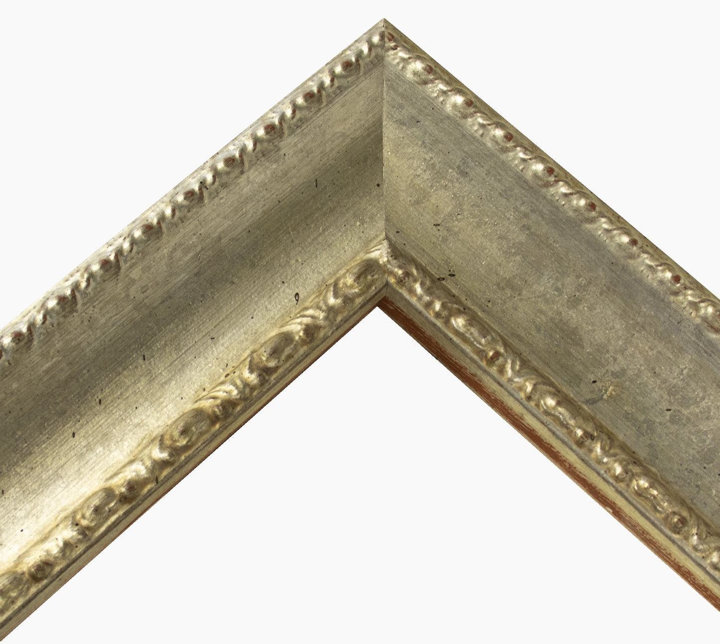 620.011 cadre en bois à la feuille d'argent mesure de profil 65x48 mm Lombarda cornici S.n.c.