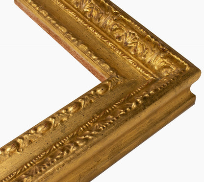 643.010 cadre en bois à la feuille d'or mesure de profil 65x55 mm Lombarda cornici S.n.c.