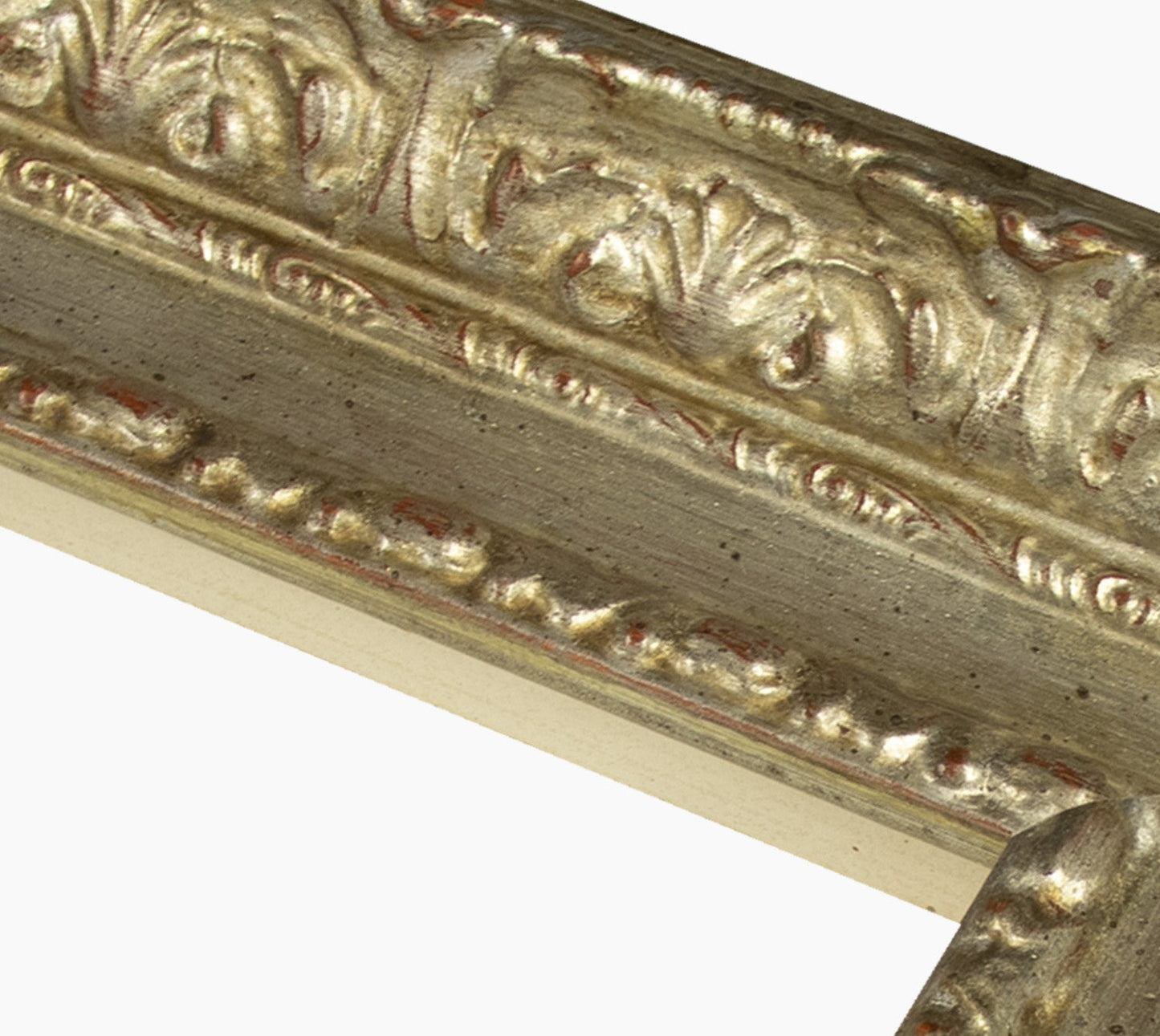 643.011 cadre en bois à la feuille d'argent mesure de profil 65x55 mm Lombarda cornici S.n.c.
