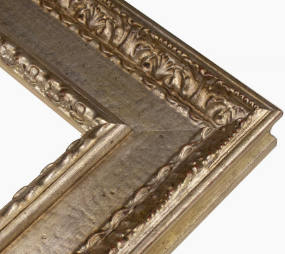 743.011 cadre en bois à la feuille d'argent mesure de profil 100x53 mm Lombarda cornici S.n.c.