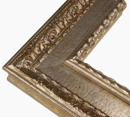 743.011 cadre en bois à la feuille d'argent mesure de profil 100x53 mm Lombarda cornici S.n.c.